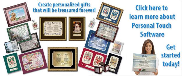 PERSONAL TOUCH – Complete Gift Business in a Box